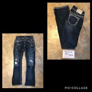 Silver Suki Jeans